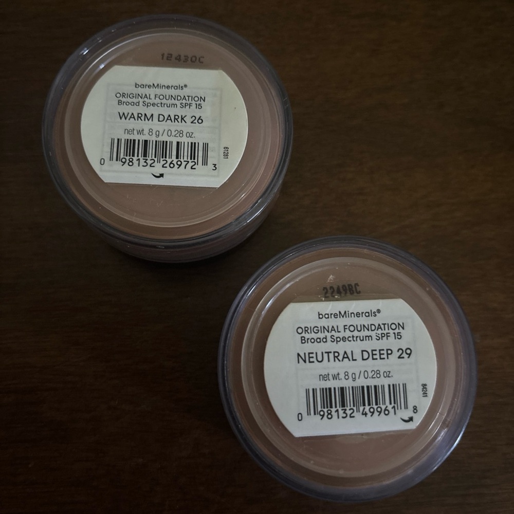 bareMinerals Foundation Duo - Warm Dark and Neutral Deep